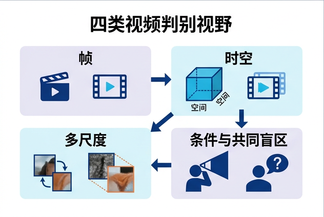 图 011：四类视频判别视野与它们的盲区