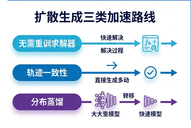 图 019：扩散生成三类加速路线