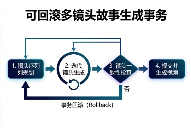图 062：可回滚的多镜头故事生成事务