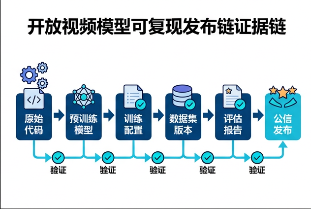 图 086：开放视频模型的可复现发布面证据链