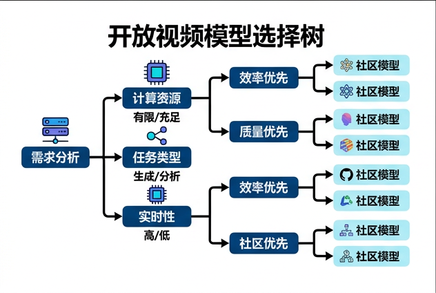 图 087：开放视频模型选择树
